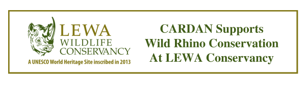 CARDAN Support Rhino Conservancy At LEWA 